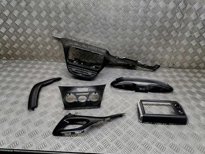 PEUGEOT 208 DASHBOARD TRIM COVER PANEL SET BLACK 96741851XU 2012 - 2019  - Image 1 of 4