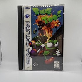 Bug Too Sega Saturn Complete With Registration Card