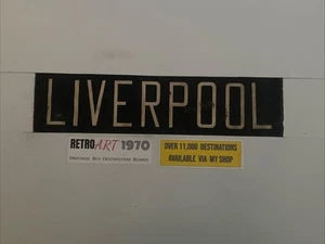 Liverpool FC - Liverpool 416 Bus Destination Blind 28” Gift Anfield - Picture 1 of 10