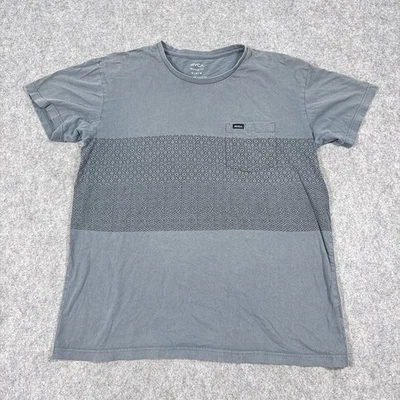 RVCA "Small RVCA" Short Sleeve Graphic T-Shirt Men's Size Medium Peacock Blue - Image 1 of 4