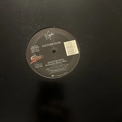 CULTURE CLUB w/ BOY  GEORGE - GUSTO BLUSTO 1986 USA SEALED 12” VINYL 2 VERSIONS — 第 1/3 张图片