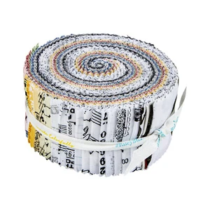 ART JOURNAL Jelly Roll ~ 40, 2.5" Strips ~ J. Wecker Frisch for Riley Blake - Picture 1 of 2