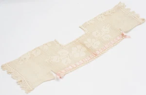 Vintage Antique Crocheted Lace Nightgown Top Cottagecore Victorian Edwardian - Picture 1 of 10