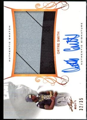 OrTre Smith 2017 Leaf Army All-American Bowl Patch Autographs Silver #PAOS1  - Image 1 of 2