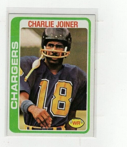 1978 Charlie Joiner Topps #338 Chargers Free Shipping (D2043) - Image 1 of 1