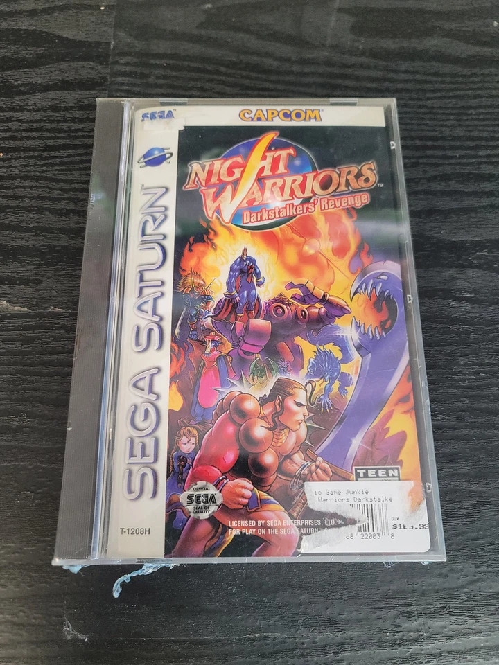 Night Warriors: Darkstalkers' Revenge Sega Saturn Brand New Factory Sealed - Image 1 of 4