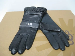 UGG TECH LEDER DAMEN HANDSCHUHE SCHWARZ US GRÖSSE M - Bild 1 von 5