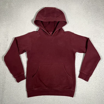 Sudadera con Capucha Lululemon Para Hombres Pequeña Borgoña Pullover Sudadera con Capucha Logo Informal Preppy Bolsillo Foto 1 de 4