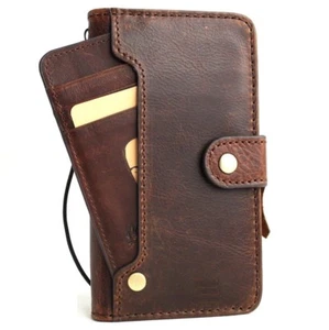 Genuine leather Case for Samsung Galaxy S10 wallet book wireless charging luxury - Picture 1 of 10