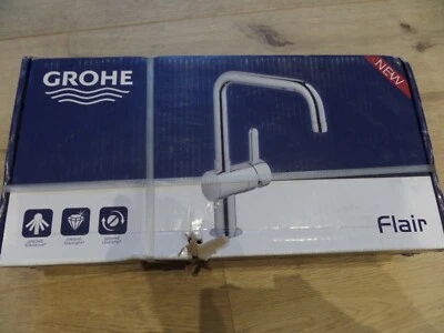 GROHE 30336000 Flair Single-lever Sink Mixer Tap 1/2″ Chrome BNIB - Image 1 of 2