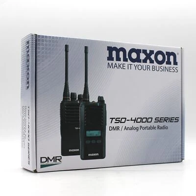 maxon TSD-4424DMR / Analog Portable Radio UHF Radio Brand New - Image 1 of 4