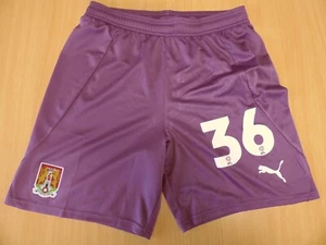 NORTHAMPTON TOWN FC | 36 | JAMES DADGE | MATCH ISSUE SHORTS 2024/2025 | Size M - Picture 1 of 3