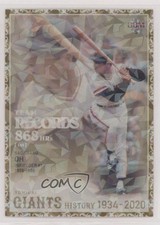 2020 BBM Yomiuri Giants History 1934-2020 Gold Holo Pattern 1 /100 Sadaharu Oh