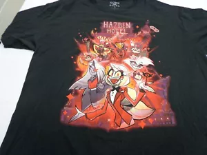 Hazbin Hotel Charachters Black T Shirt - Hot Topic - Size XL - Picture 1 of 7
