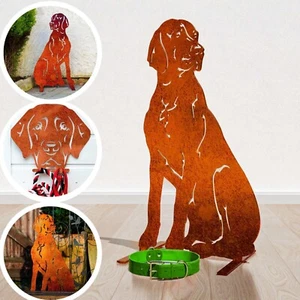 Vizsla Ridgeback Figur Weimaraner Hund Ornament Geschenk Statue Hausschild Wandbild - Bild 1 von 50