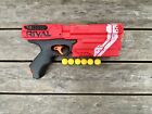 NERF Rival Kronos XVIII-500 Blaster Red with 6 Rival Rounds in EUC