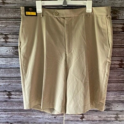 Pantalones Cortos Chinos Monterey Club Para Hombre Talla 38 Bolsillos Caqui Nuevos con Etiquetas Foto 1 de 4