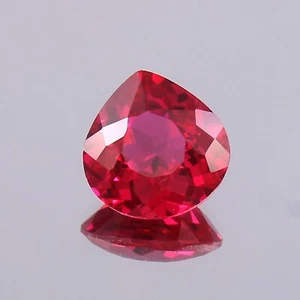 AAA Grade Quality Natural Mozambique Red Ruby Heart Cut Loose Gemstone 3.95 Ct - Picture 1 of 6