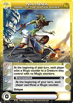 Chaotic Na-inna Rebel of the Rao'Pa Sahkk 18/100 TOTT 1st Foil Rare Max Energy - Image 1 of 1