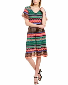 NEU MIT ETIKETT $ 370 ALDOMARTINS ICA A-LINIE STRICKKLEID 10 - Bild 1 von 3