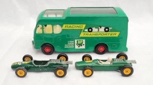 Vintage Matchbox King Size No K-5 racing Car Transporter & Cars - By Lesney - Picture 1 of 8