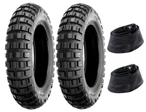 (2) New Shinko 4.00-8 421 Series Tires & Tubes 76-82 Yamaha LB50P/LB80 Chappy - Picture 1 of 1
