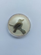 2010 Australia $1 Kookaburra 1 oz 999 Silver Coin in a Air Tite