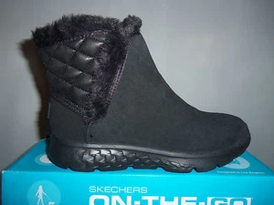 Skechers On-The-Go 400 Cozies Women's Suede Ankle Boots 14356 NIB Sizes Colors - Picture 1 of 4