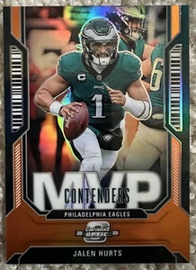 2023 Contenders Optic MVP Contenders Orange #MVP-2 Jalen Hurts /50 Eagles🔥📈 - Picture 1 of 2