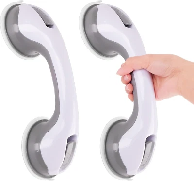 MINISOISO 2pz Maniglia Ventosa Di Ausilio Forte per Bagno e Doccia, Anziani e Disabili