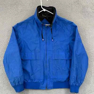 Chaqueta Mcgregor Anti Brisa De Colección Para Hombre Azul Medio Años 80 Con Capucha Luz Exterior Foto 1 de 4