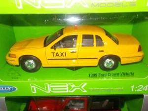 Welly 1/24 ,Ford Crown Victoria - new York Taxi, Classic Metal Model Car - Picture 1 of 1