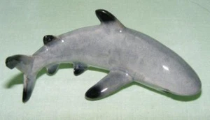 Figura de animal de porcelana miniatura Klima cola de tiburón arrecife derecha L947 - Imagen 1 de 1