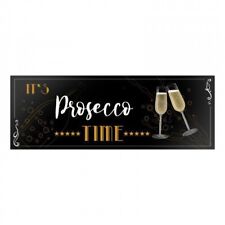 Primus Novelty Metal Wall Plaque / Sign "It's Prosecco Time" PH1010 36cm x 13cm