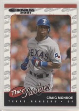 2001 Donruss The Rookies Craig Monroe #R66 Rookie RC