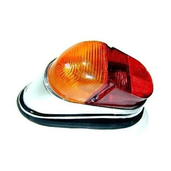 Morris Minor R/H Late Rear Chrome Lamp Assembly   1963--1971 - Image 1 of 1