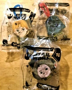 McDonalds Happy Meal Star Wars Spielzeug Schlüsselanhänger 2019 Darth Vader & Luke Skywalker - Bild 1 von 4