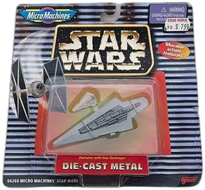Micro Machines Star Wars Executor With Star Destroyer Die Cast Metal 1997 Galoob - Picture 1 of 9