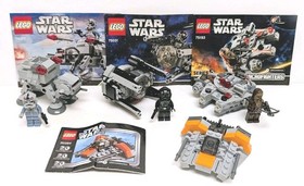 LEGO Star Wars: Microfighter Lot (75031, 75075, 75183), +Polybag 30384, All 100%