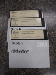 The Sensible Solution - Comptable Sensible - Disquettes Comptabilité Générale 8" - Photo 1/6