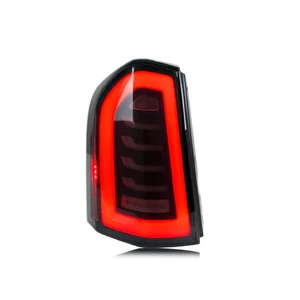 Rear Left & Right Side Smoke Red LED Tail Lights For 2011-2014 Chrysler 300C - Picture 1 of 5