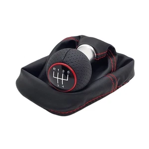 Schaltknauf Schaltsack Rot GTI Optik für VW Golf 2 3 4 Polo Passat Bora Jetta - Bild 1 von 5