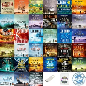 The JACK REACHER Series by Lee Child (32 Audiobooks 408 hrs Collection) - Afbeelding 1 van 3