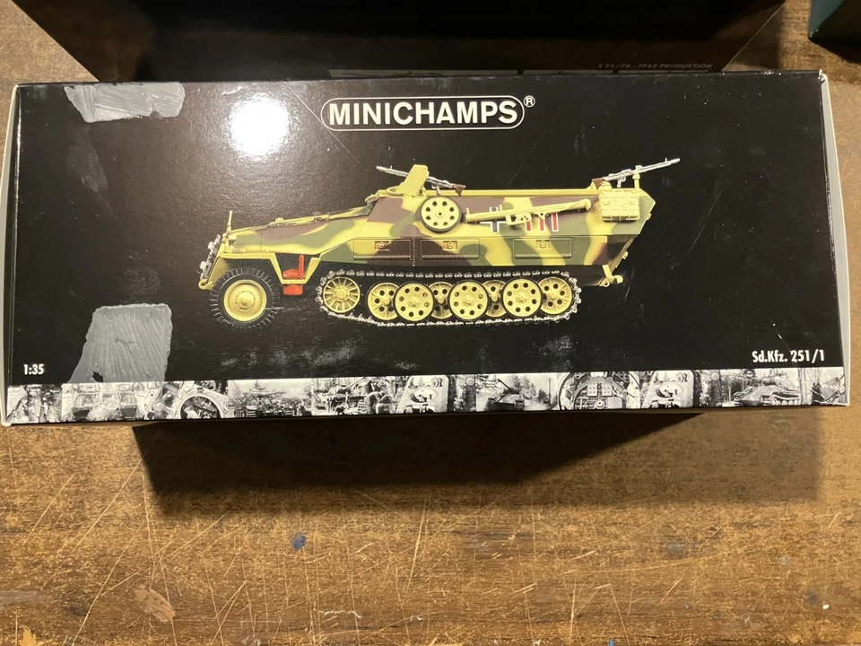 Minichamps metal escala 1:35 Segunda Guerra Mundial alemán 251/1 semipista Foto 1 de 1