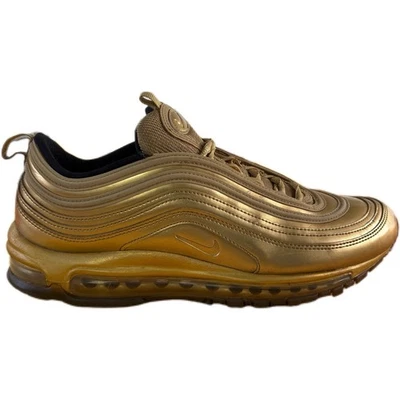 Nike Air Max 97 QS Metallic Olympic Gold Mens Running Shoes CT4556-700 Size 11.5 - Image 1 of 4