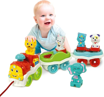 Baby  - Il Trenino in Fattoria, Treno Giocattolo Bambini 12-36 Mesi, Play Set Ma - Immagine 1 di 4