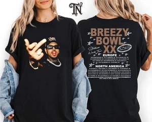 Chris Brown Breezy Bowl X.X 2025 Tour T-Shirt All Size S-5XL - Picture 1 of 5