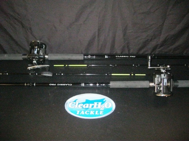 2PK OKUMA MAGDA PRO 30DX REELS 8'6"' MED CLASSIC PRO ROD TROLLING COMBOS - Image 1 of 1