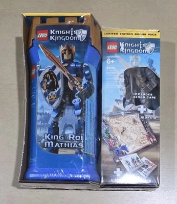 NUEVO SELLADO Lego Knights Kingdom 8809 King Roi Mathias Bonus Pack Kings Cape Map Foto 1 de 4