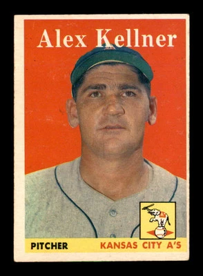 1958 Topps #3 Alex Kellner  VG/VGEX X2884490 - Image 1 of 3